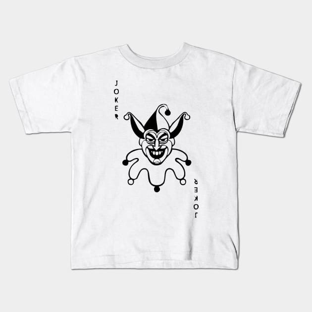 Jokers Laught Kids T-Shirt by PolygoneMaste